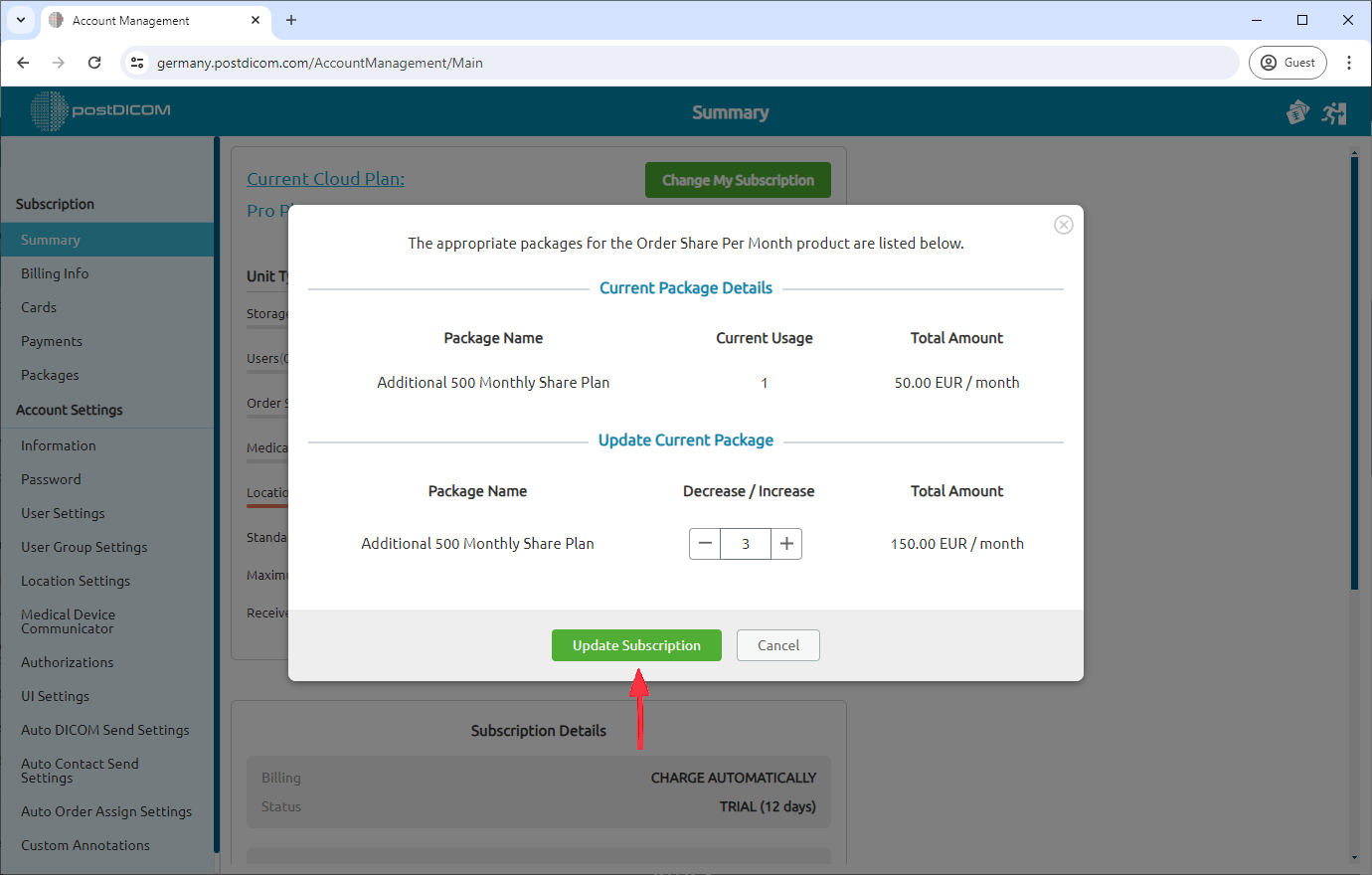 How To Buy Additional Order Share