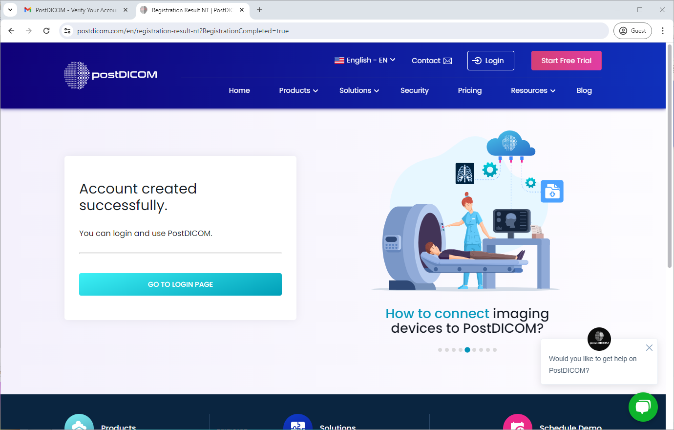 How To Subscribe to PostDICOM's paid plans