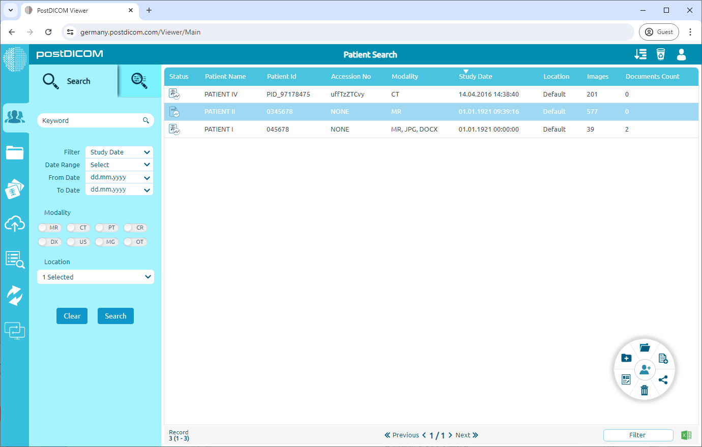 Sending Images To Another PACS System Or DICOM Workstation